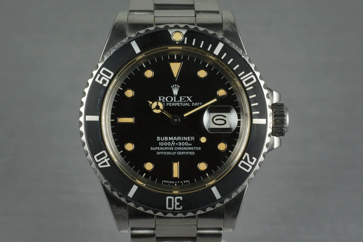 1986 Rolex Submariner 168000