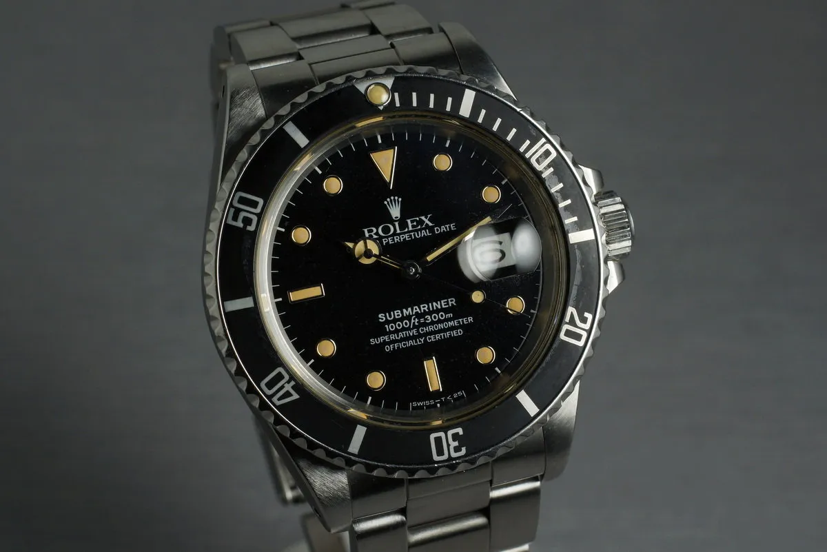 1986 Rolex Submariner 168000