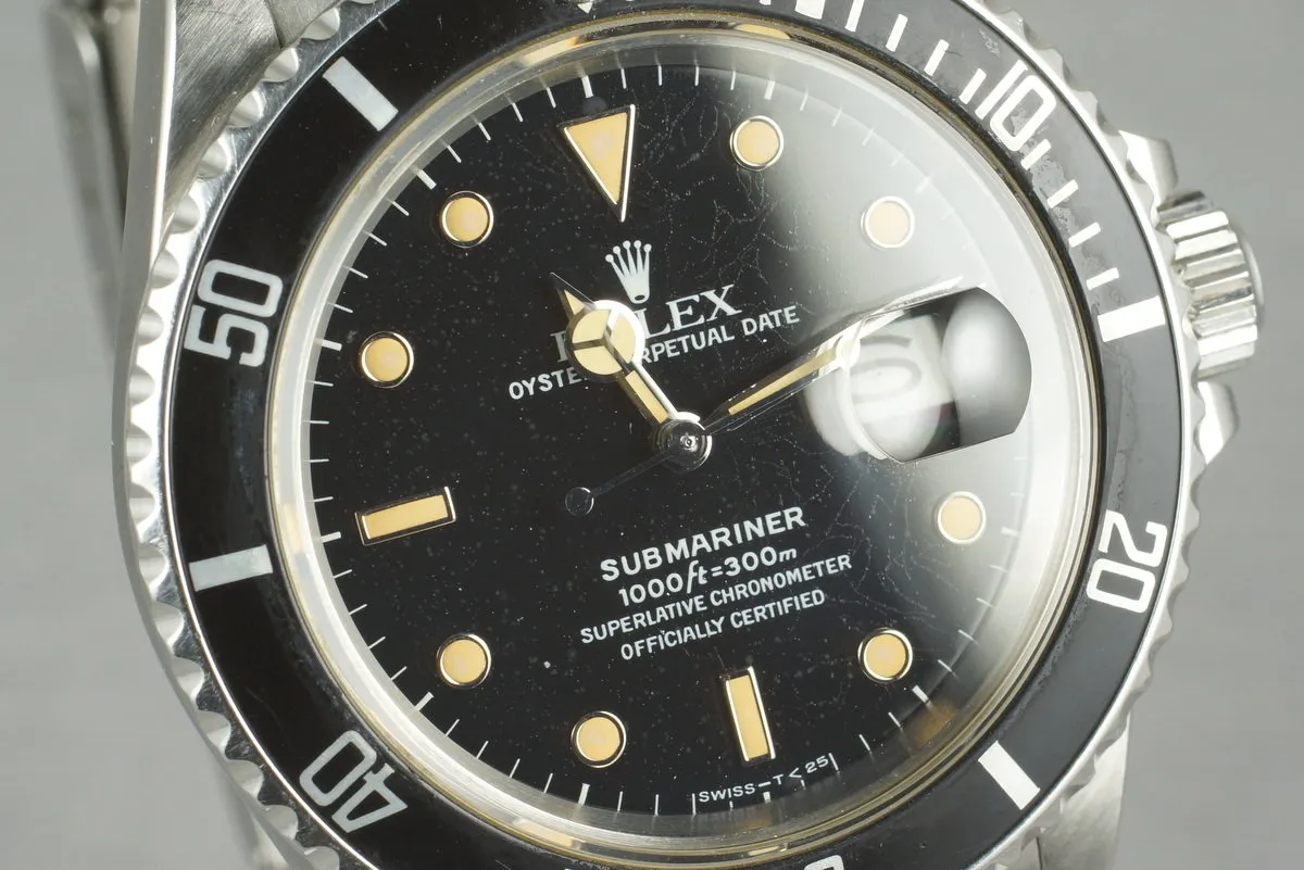 1986 Rolex Submariner 168000
