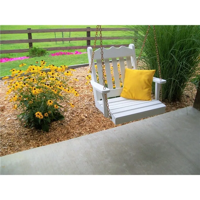 2′ Pine Royal English Porch Swing-Unfinished, Painted, or Stained
