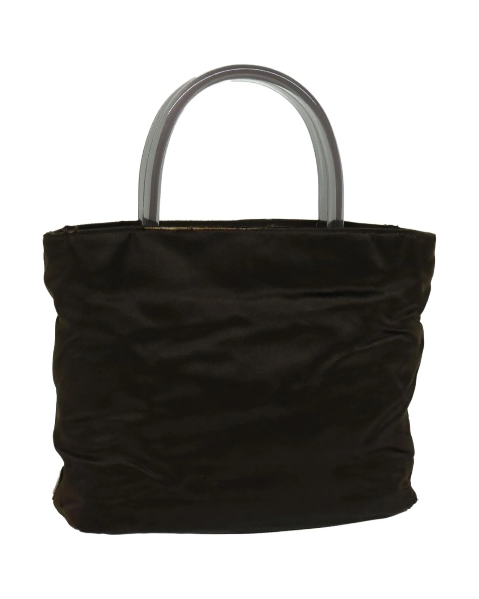 Authentic Prada Satin Brown Handbag