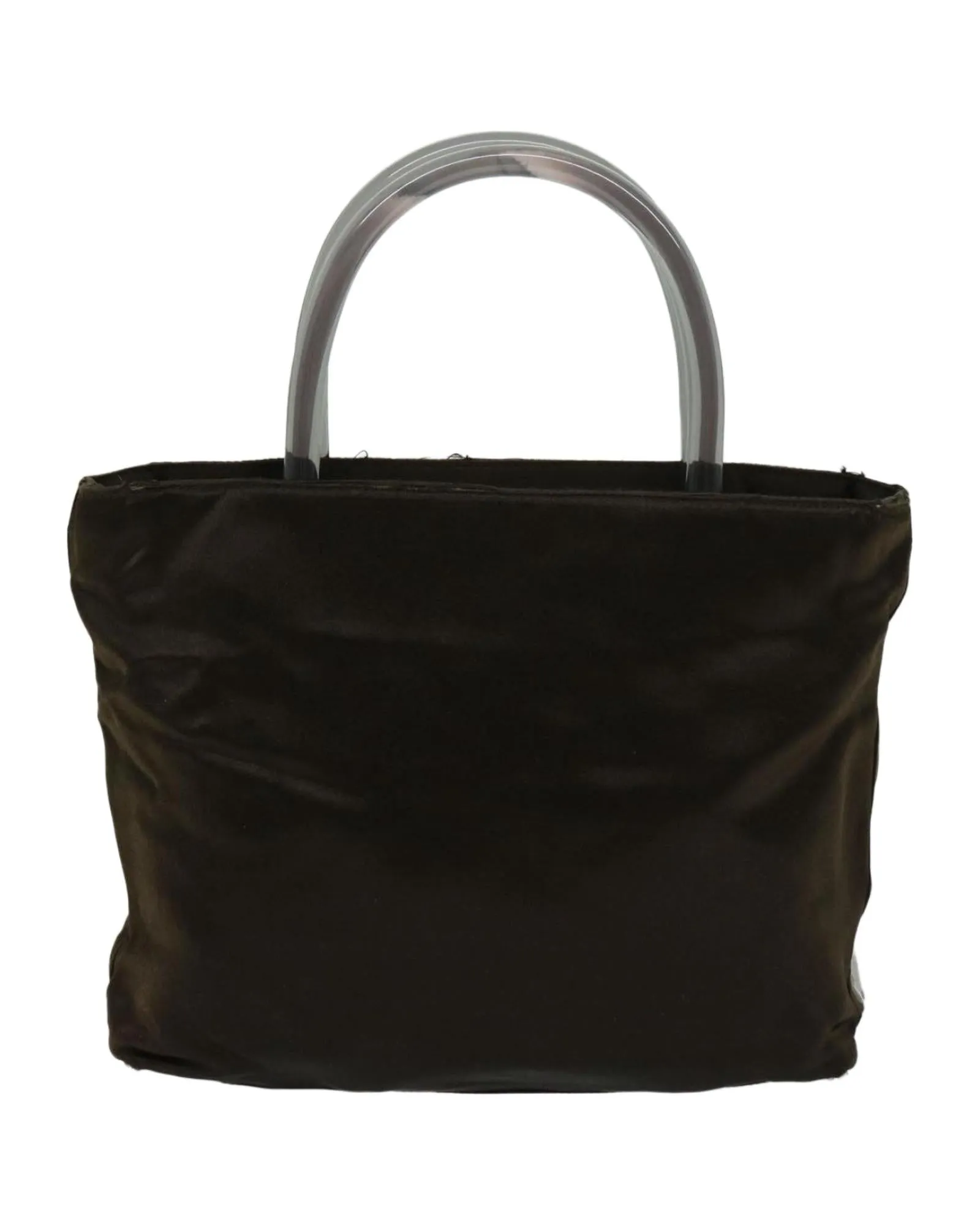Authentic Prada Satin Brown Handbag