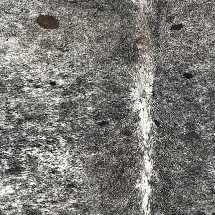Black and White Speckled Brazilian Cowhide - 6'3" x 6'6" (BRSP2830)