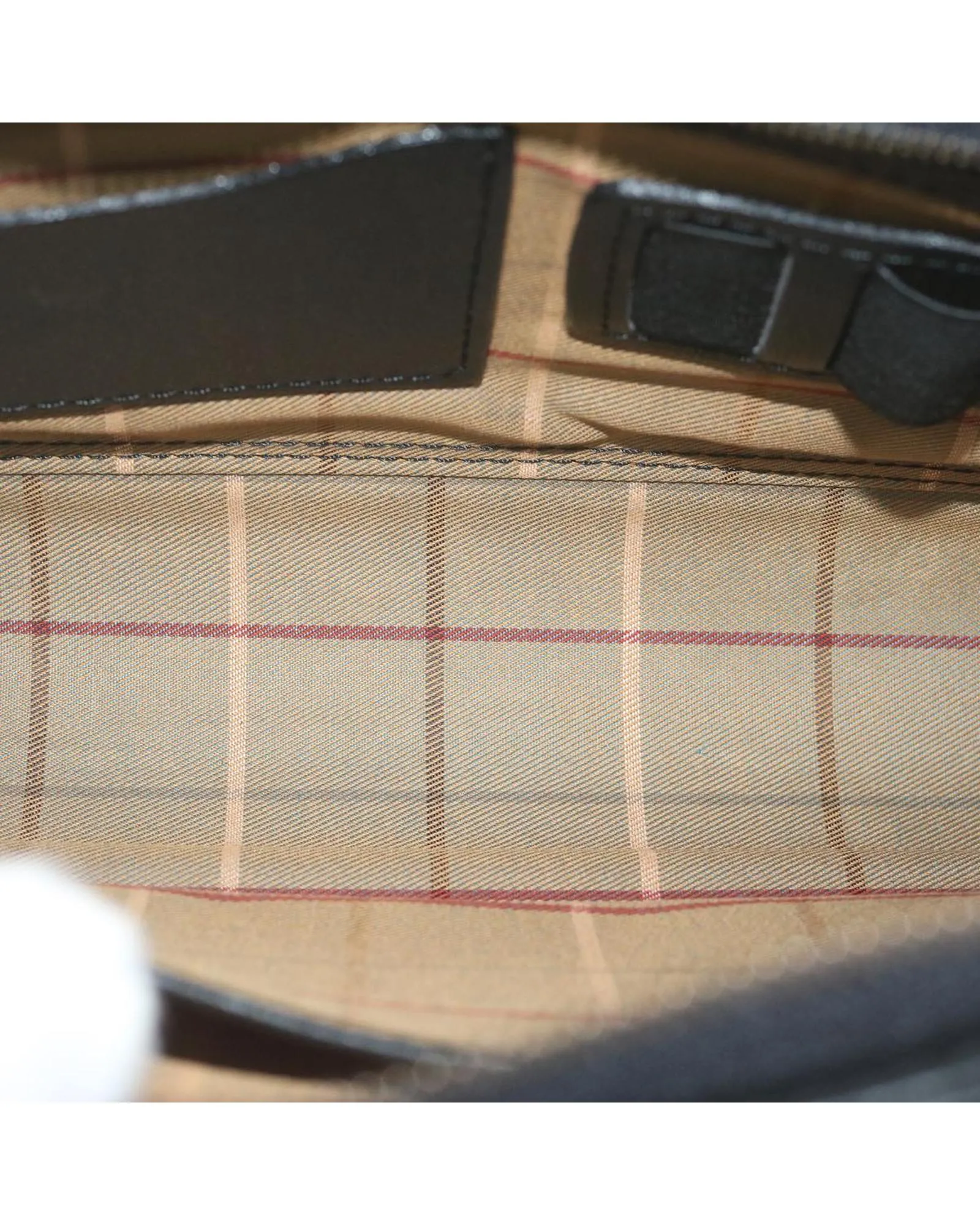 Black Leather Clutch Bag - Burberrys