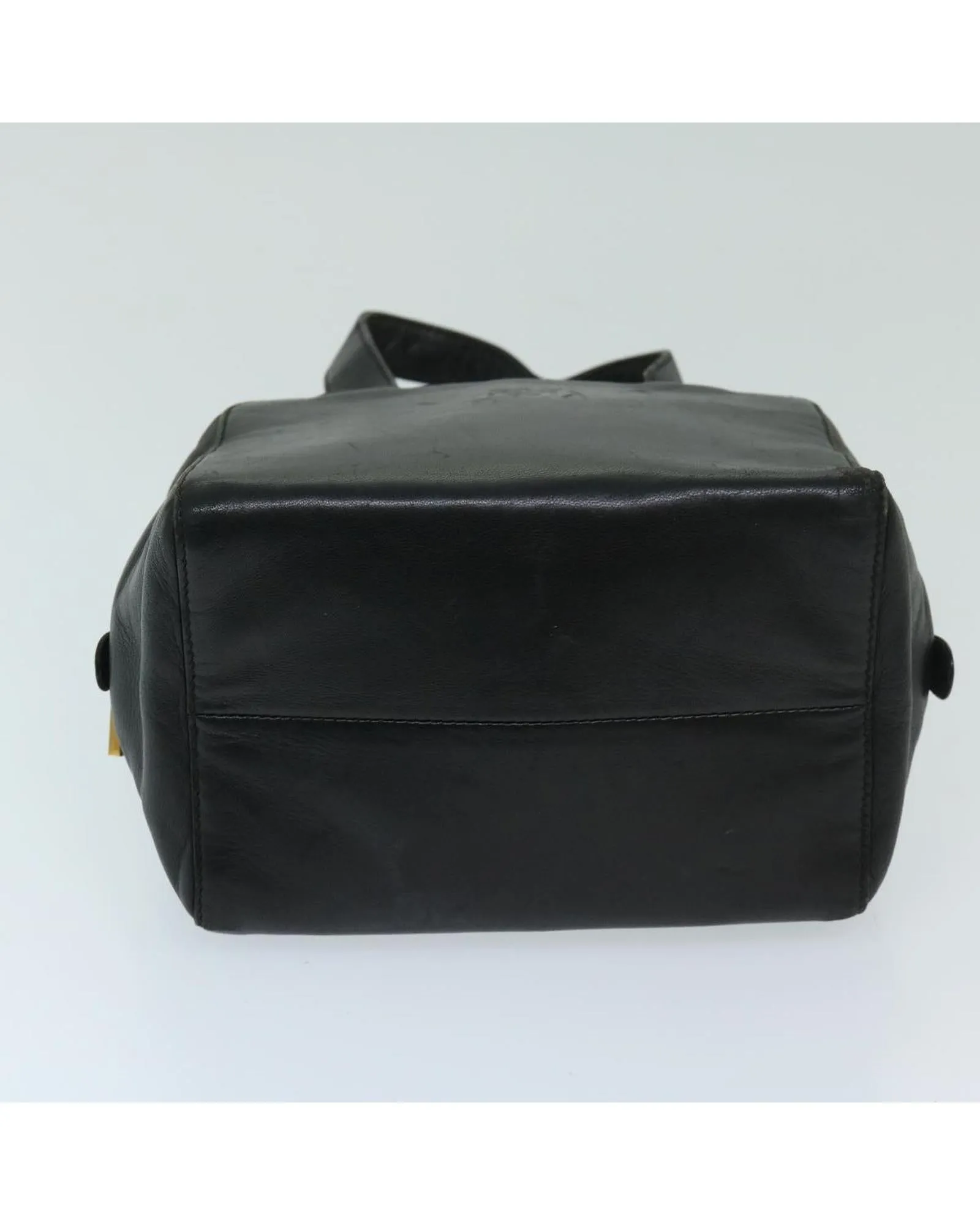 Black Leather Hand Bag by LOEWE