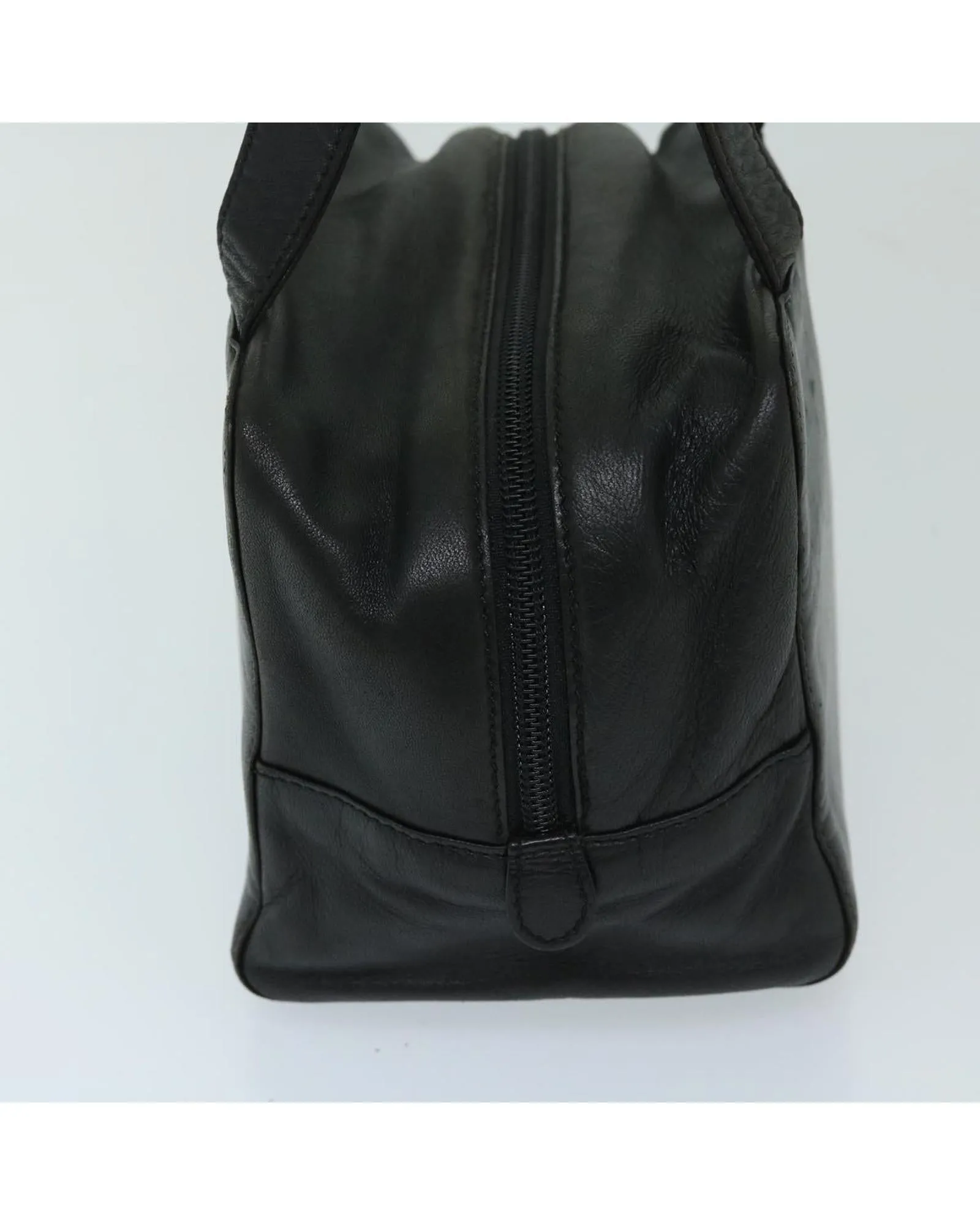 Black Leather Hand Bag by LOEWE