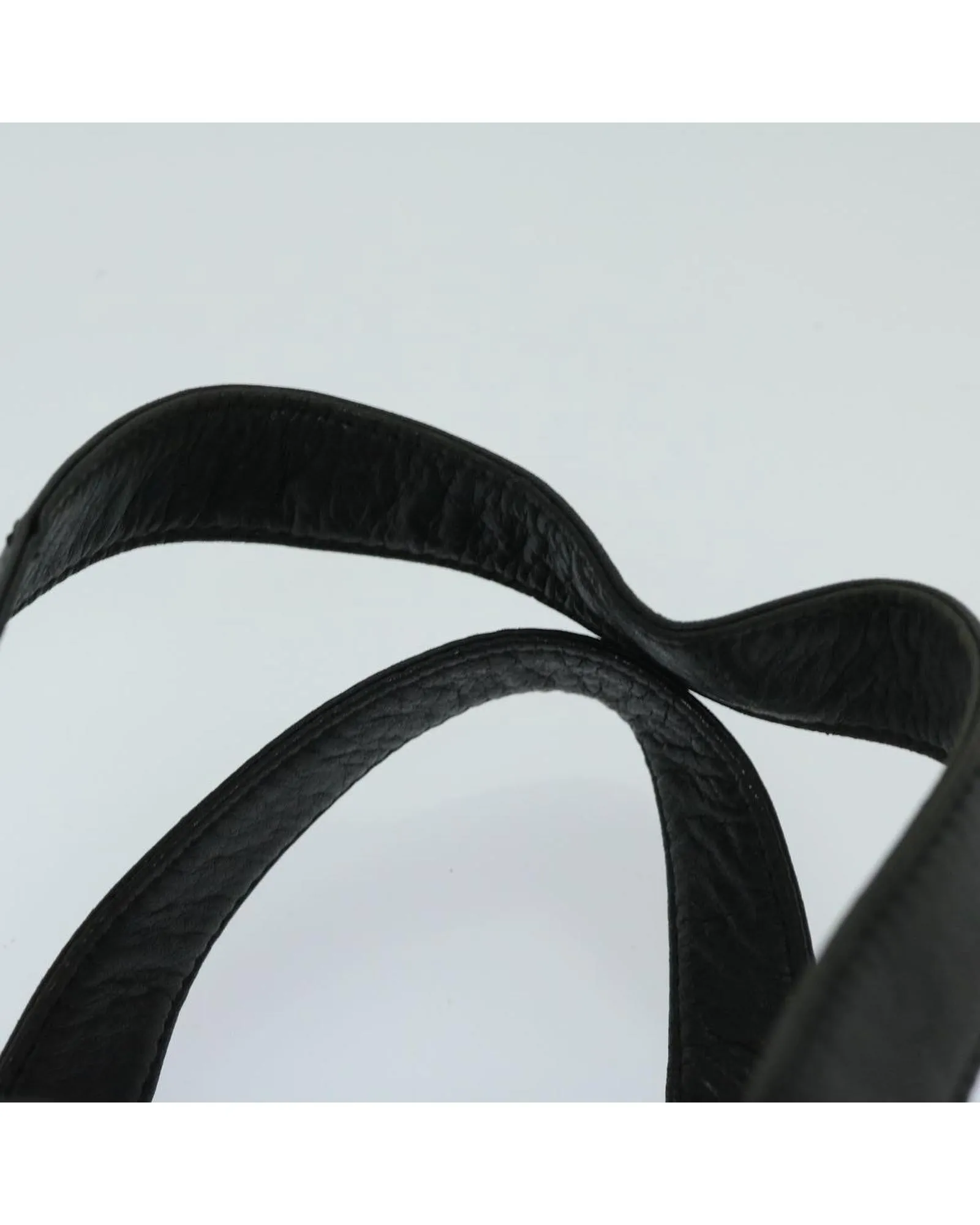Black Leather Hand Bag by LOEWE
