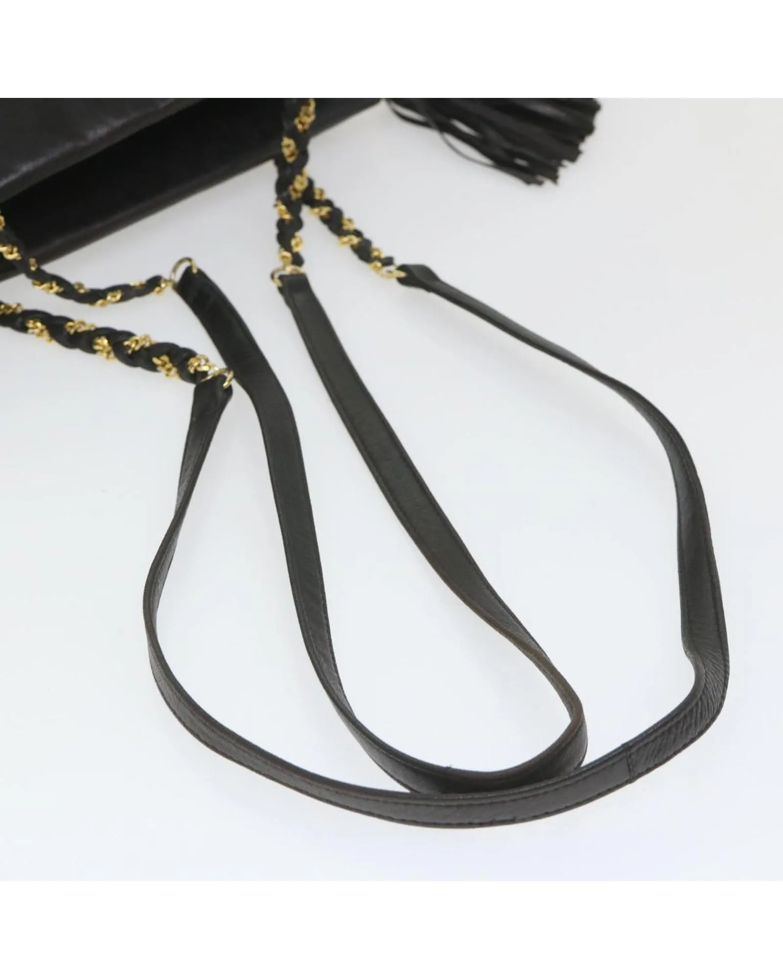 Black Quilted Leather Shoulder Bag