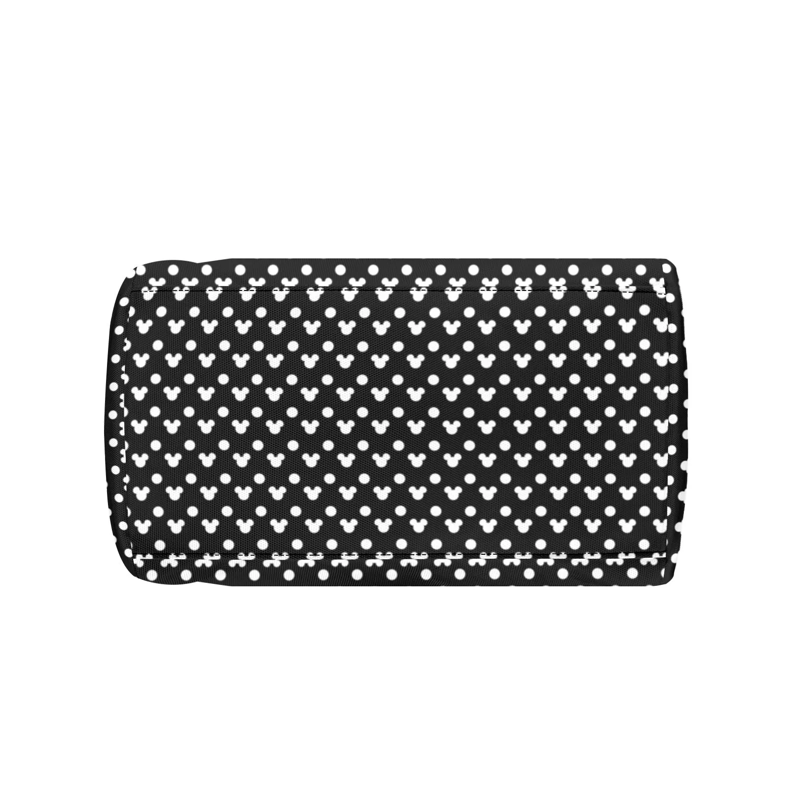 Black With White Mickey Polka Dots Large Capacity Insulated Tote Bag