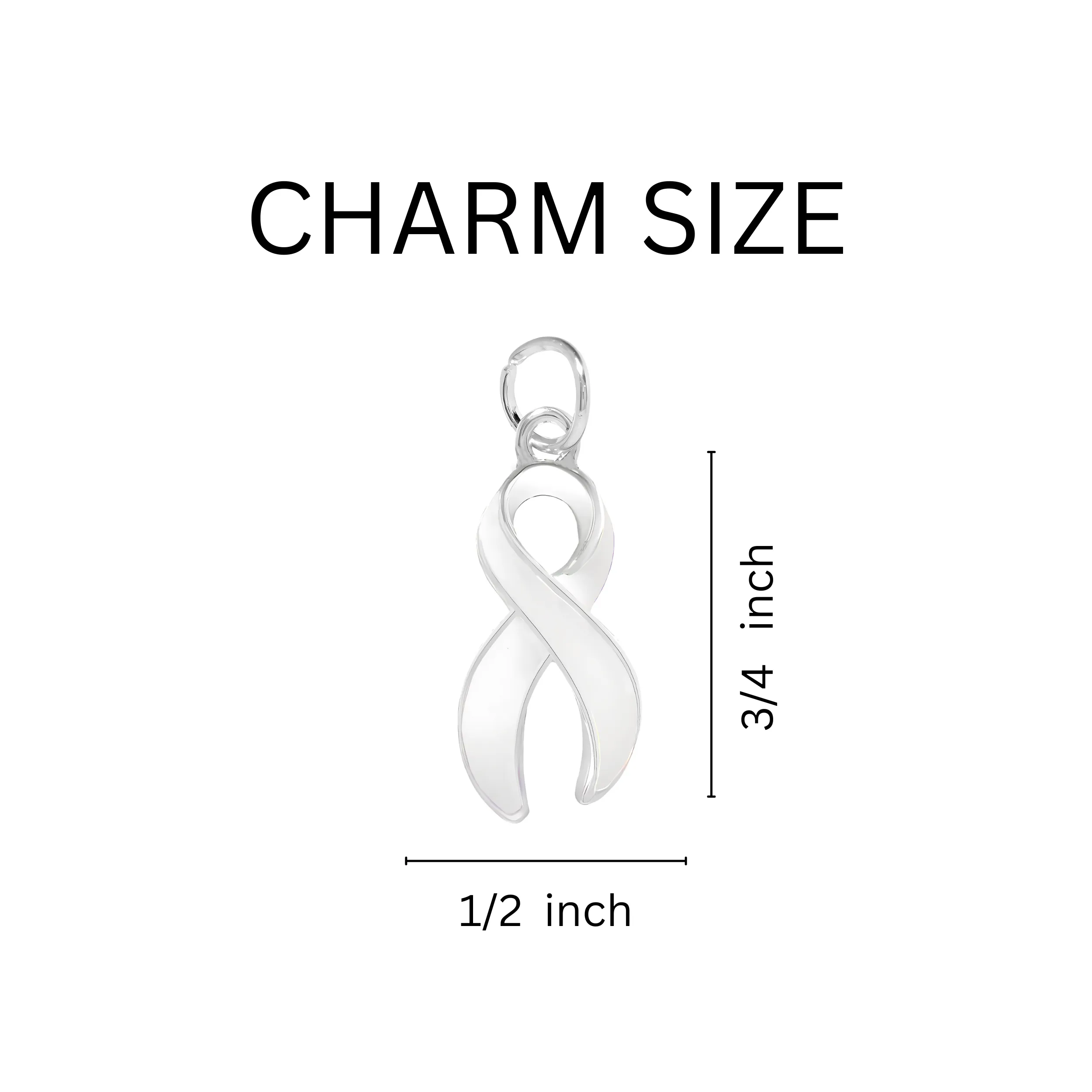 Bone Cancer Heart Awareness Charm White Ribbon Rope Bracelets