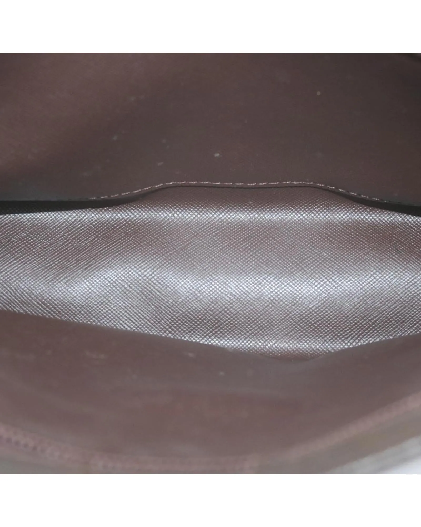 Canvas Brown Clutch Bag with Nova Check Pattern