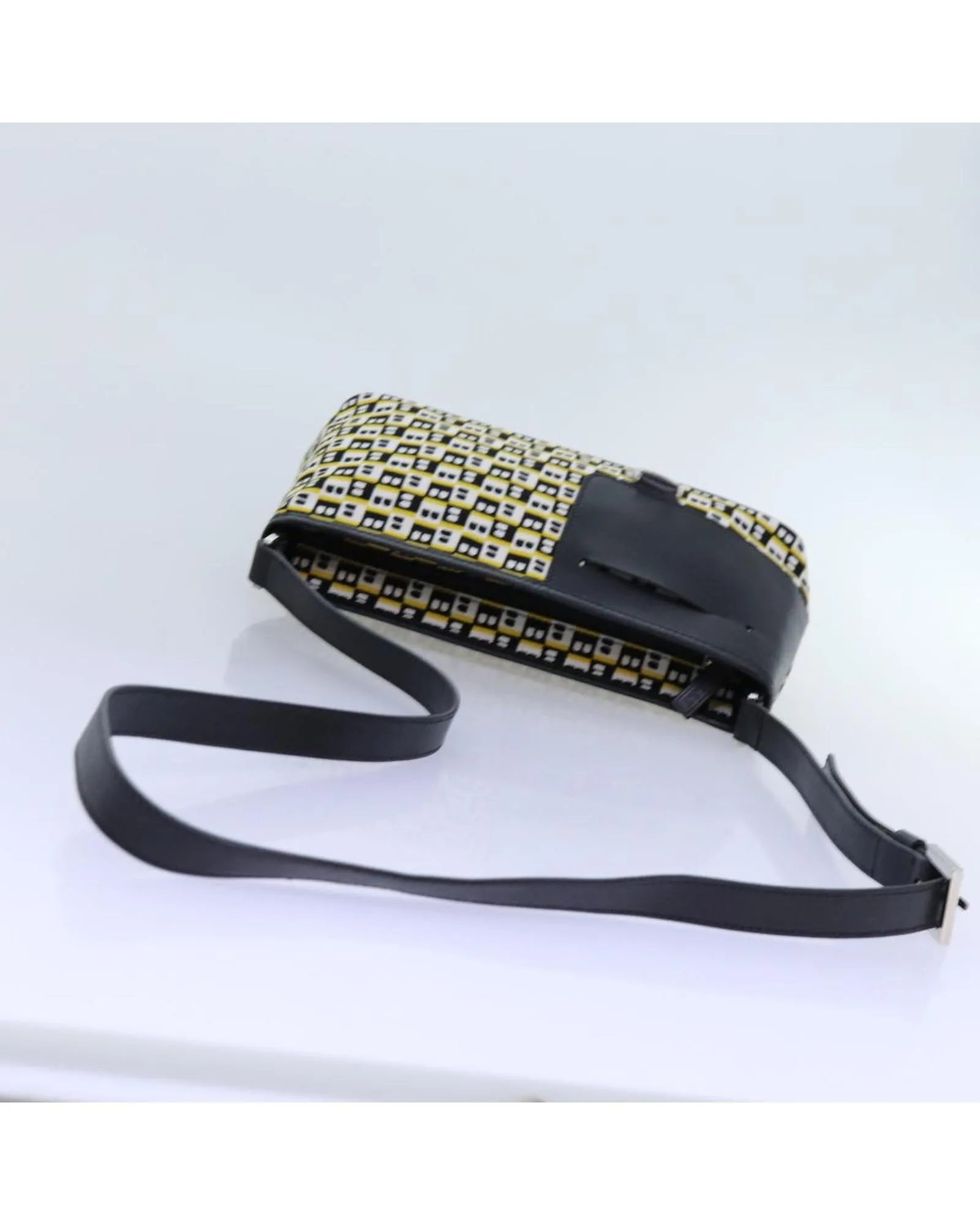Canvas Shoulder Bag with Adjustable Strap - Authentic Italian Design
