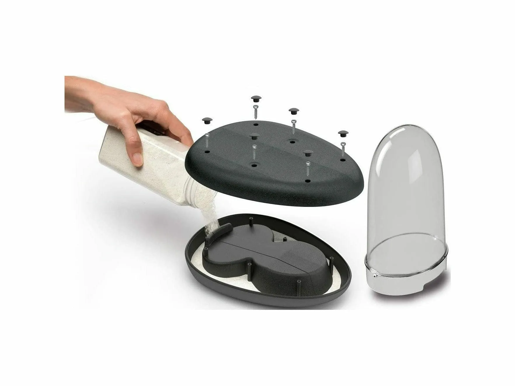 Ciottoli Dispenser 3 DARK GREY