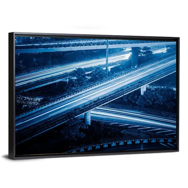 Cityscape Of Hangzhong Canvas Wall Art