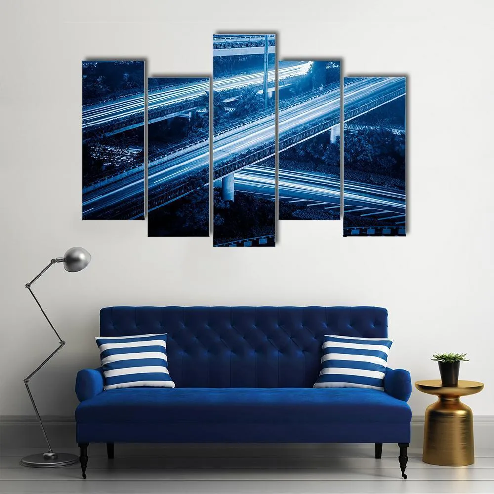 Cityscape Of Hangzhong Canvas Wall Art