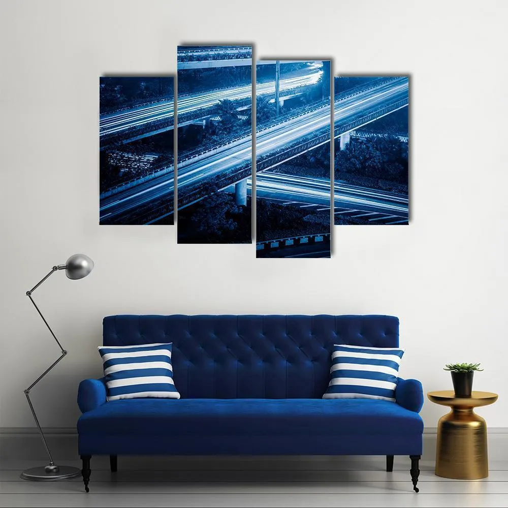 Cityscape Of Hangzhong Canvas Wall Art