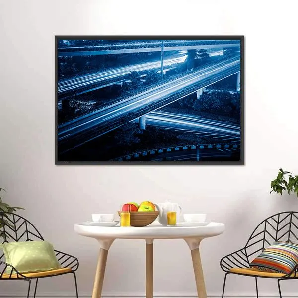 Cityscape Of Hangzhong Canvas Wall Art