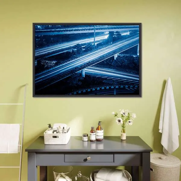 Cityscape Of Hangzhong Canvas Wall Art