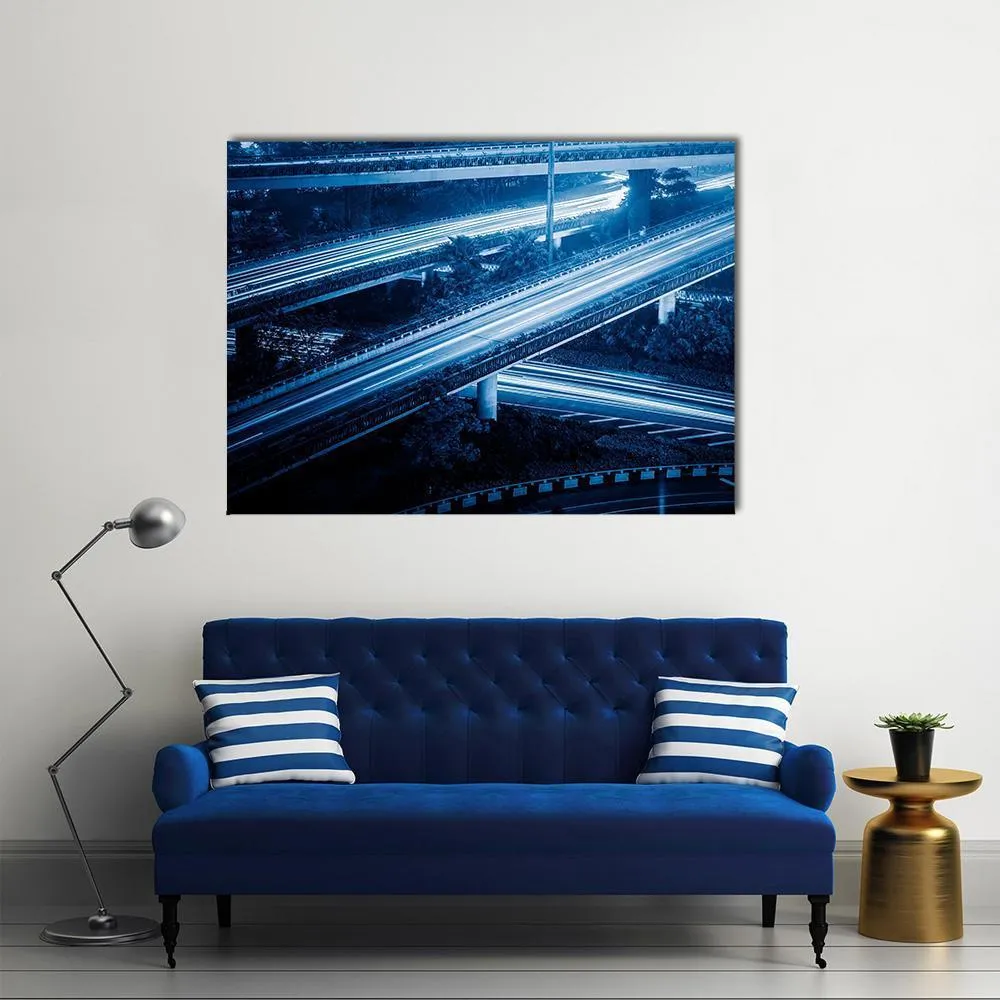 Cityscape Of Hangzhong Canvas Wall Art