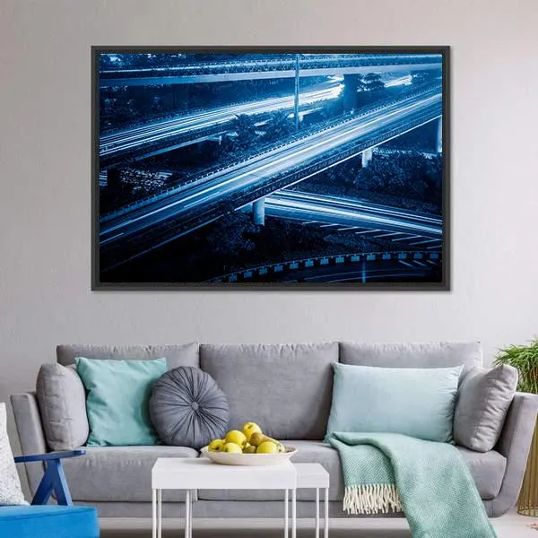 Cityscape Of Hangzhong Canvas Wall Art