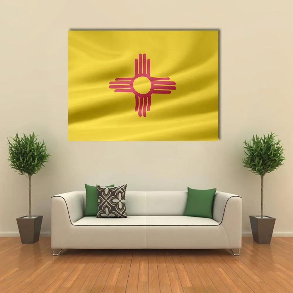 Flag Of New Mexico Canvas Wall Art