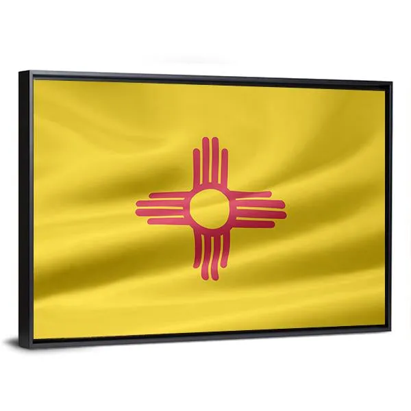 Flag Of New Mexico Canvas Wall Art