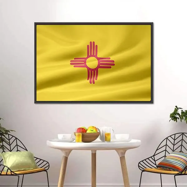 Flag Of New Mexico Canvas Wall Art
