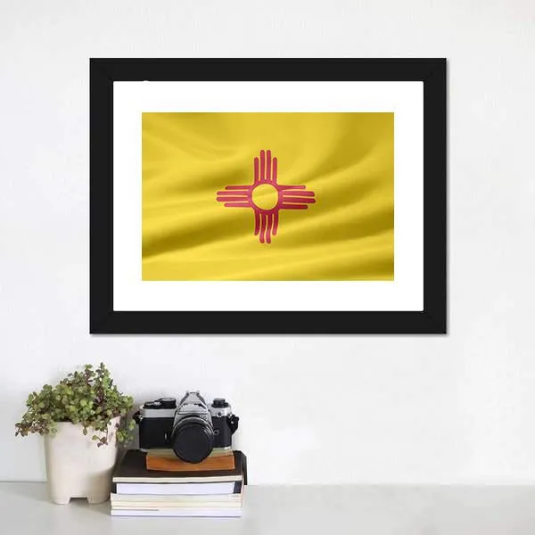 Flag Of New Mexico Canvas Wall Art