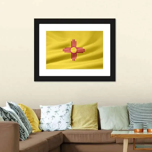 Flag Of New Mexico Canvas Wall Art