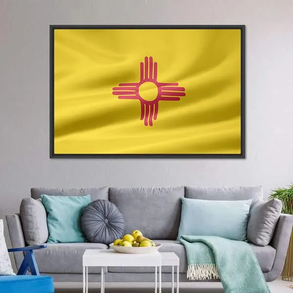 Flag Of New Mexico Canvas Wall Art
