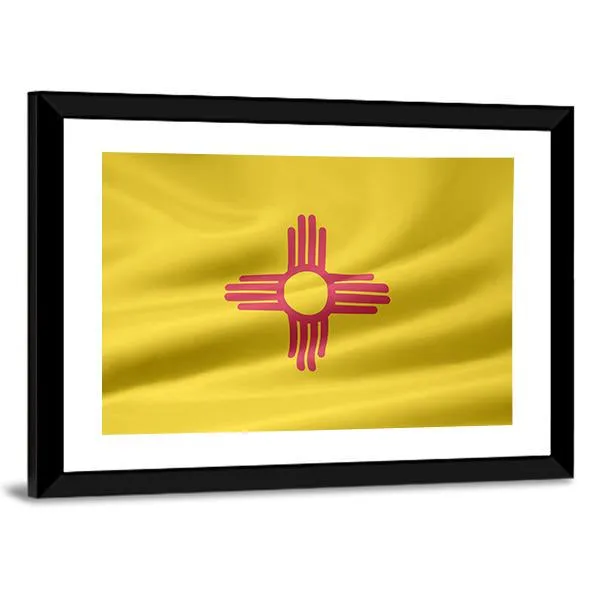 Flag Of New Mexico Canvas Wall Art