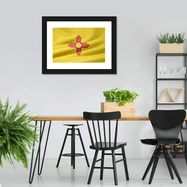 Flag Of New Mexico Canvas Wall Art