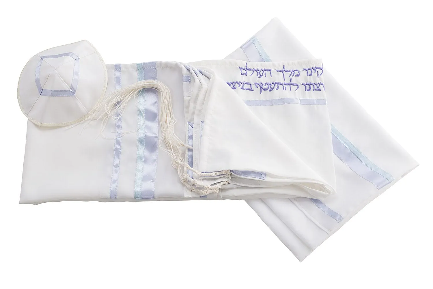 Four Mothers Tallit in Lilac- Feminine tallit, Bat Mitzvah Tallit, Tallit for Women, Women's Tallit Prayer Shawl