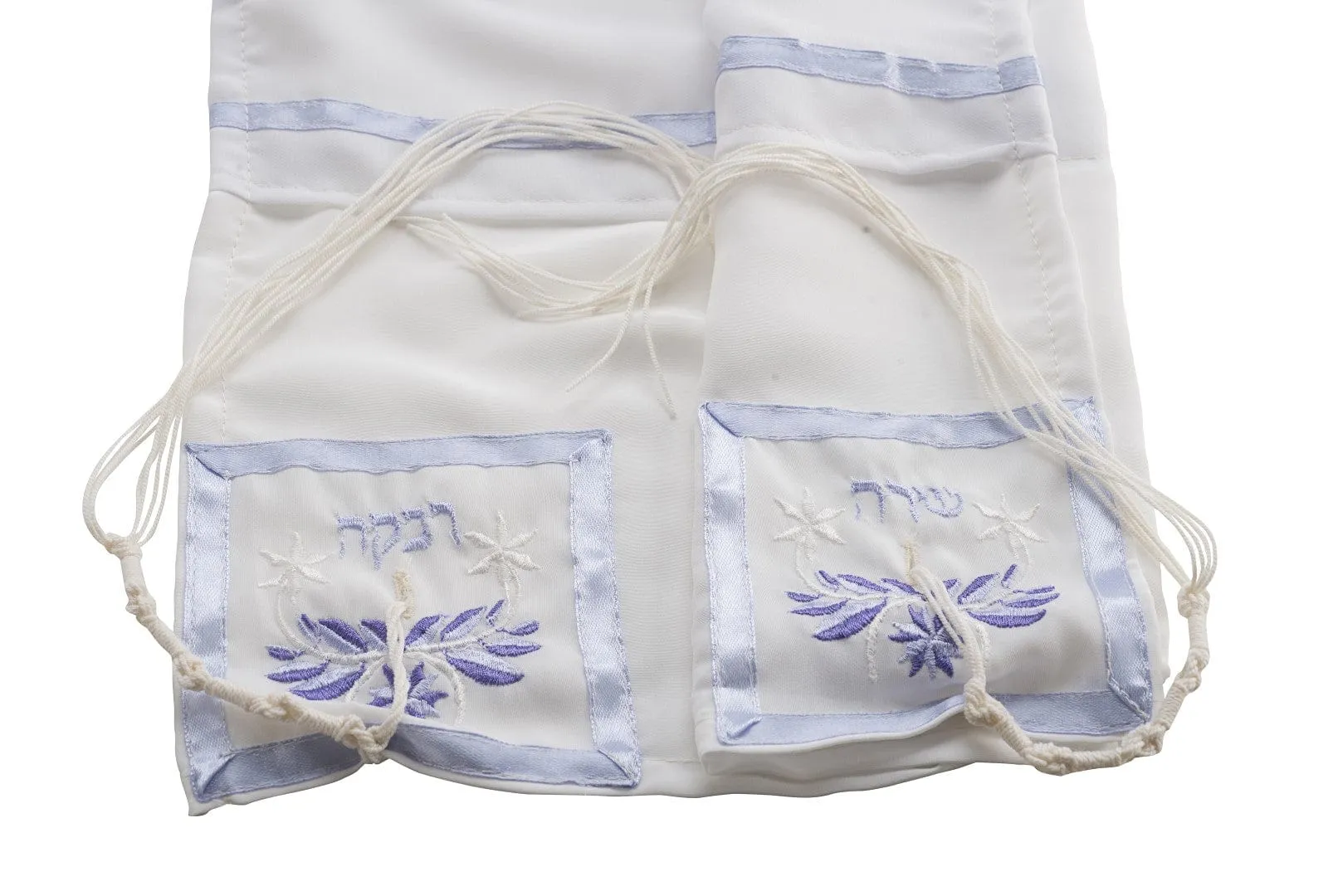 Four Mothers Tallit in Lilac- Feminine tallit, Bat Mitzvah Tallit, Tallit for Women, Women's Tallit Prayer Shawl