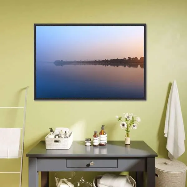 Ganga River Morning Canvas Wall Art