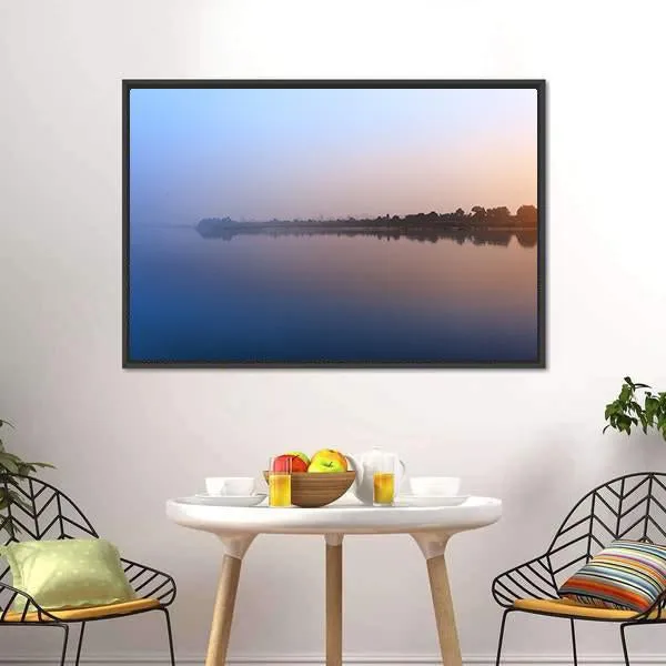 Ganga River Morning Canvas Wall Art