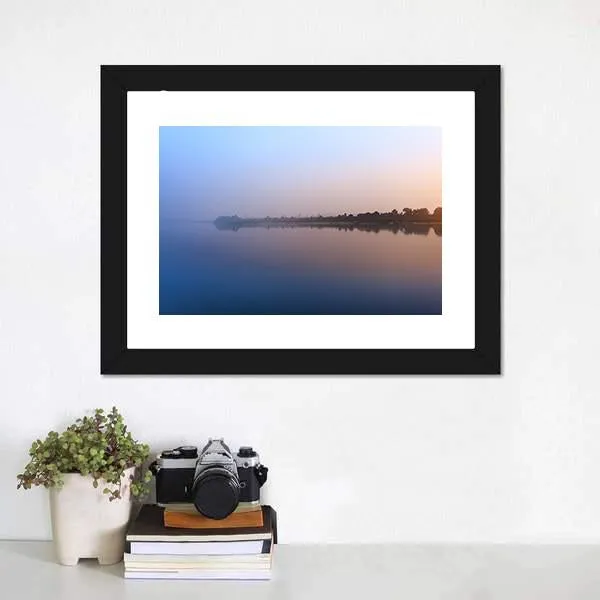 Ganga River Morning Canvas Wall Art