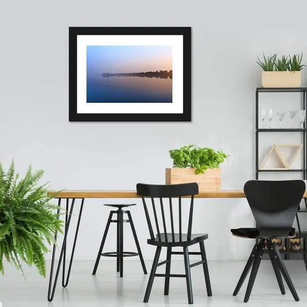 Ganga River Morning Canvas Wall Art