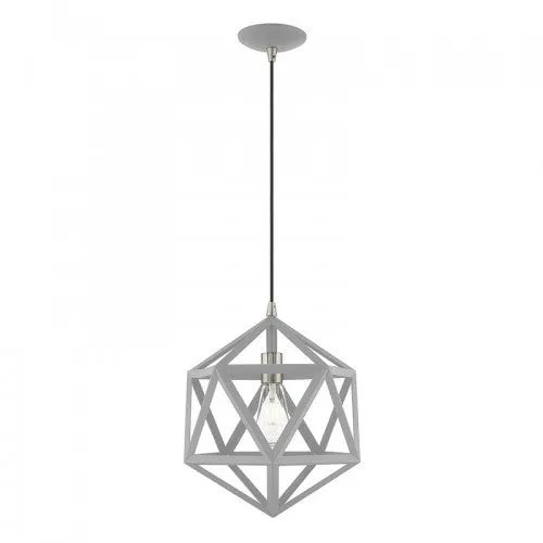GEOMETRIC 1 LIGHT MINI PENDANT, NORDIC GRAY