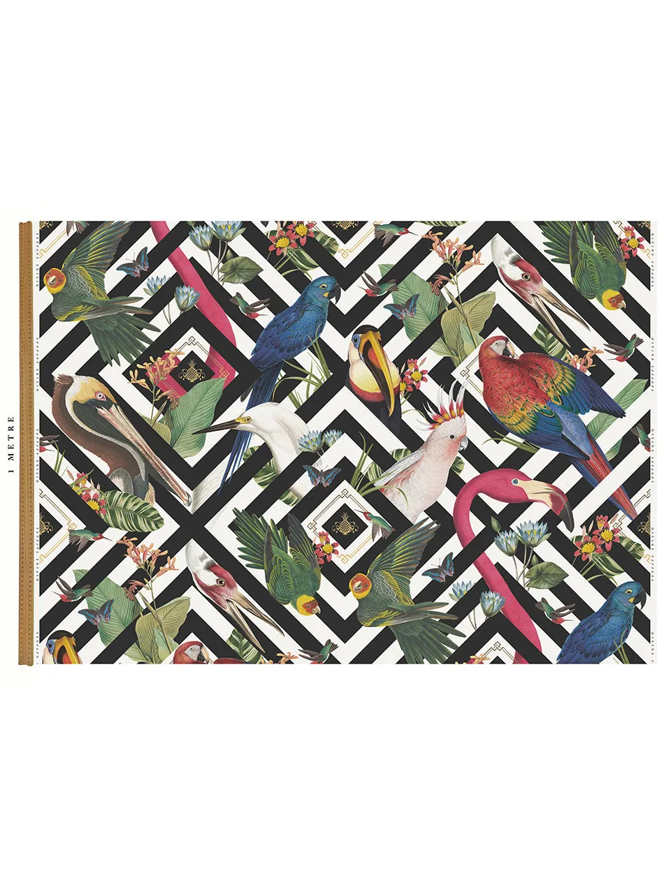 Geometric Aviary Linen