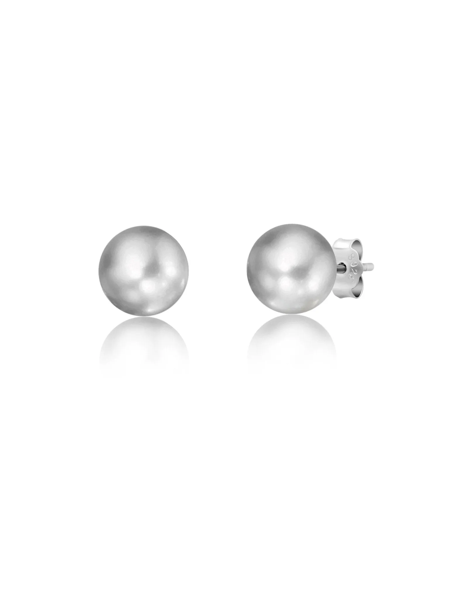 Gray Pearl Earrings