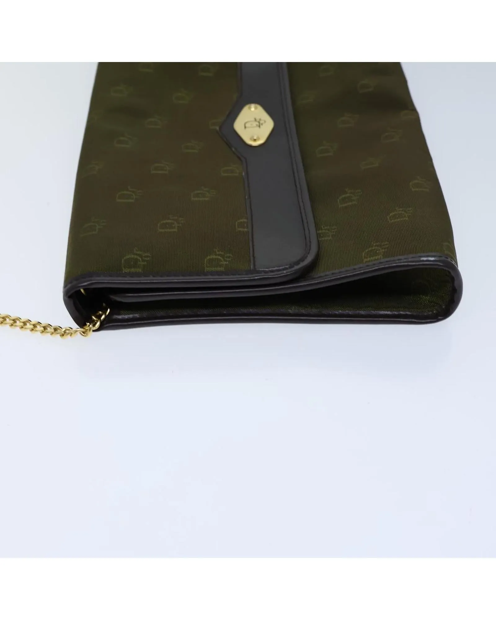 Green Nylon Chain Shoulder Bag by Christian Dior - Authentic & Pre-owned