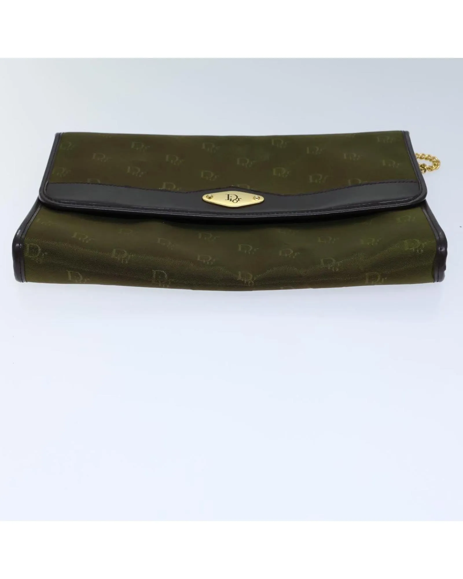 Green Nylon Chain Shoulder Bag by Christian Dior - Authentic & Pre-owned