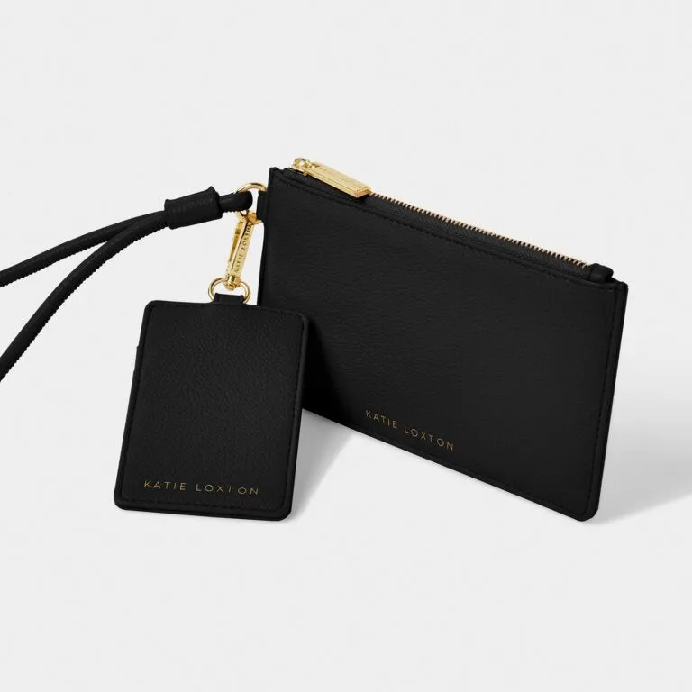 Katie Loxton Black Wristlet Duo Accessories Bag