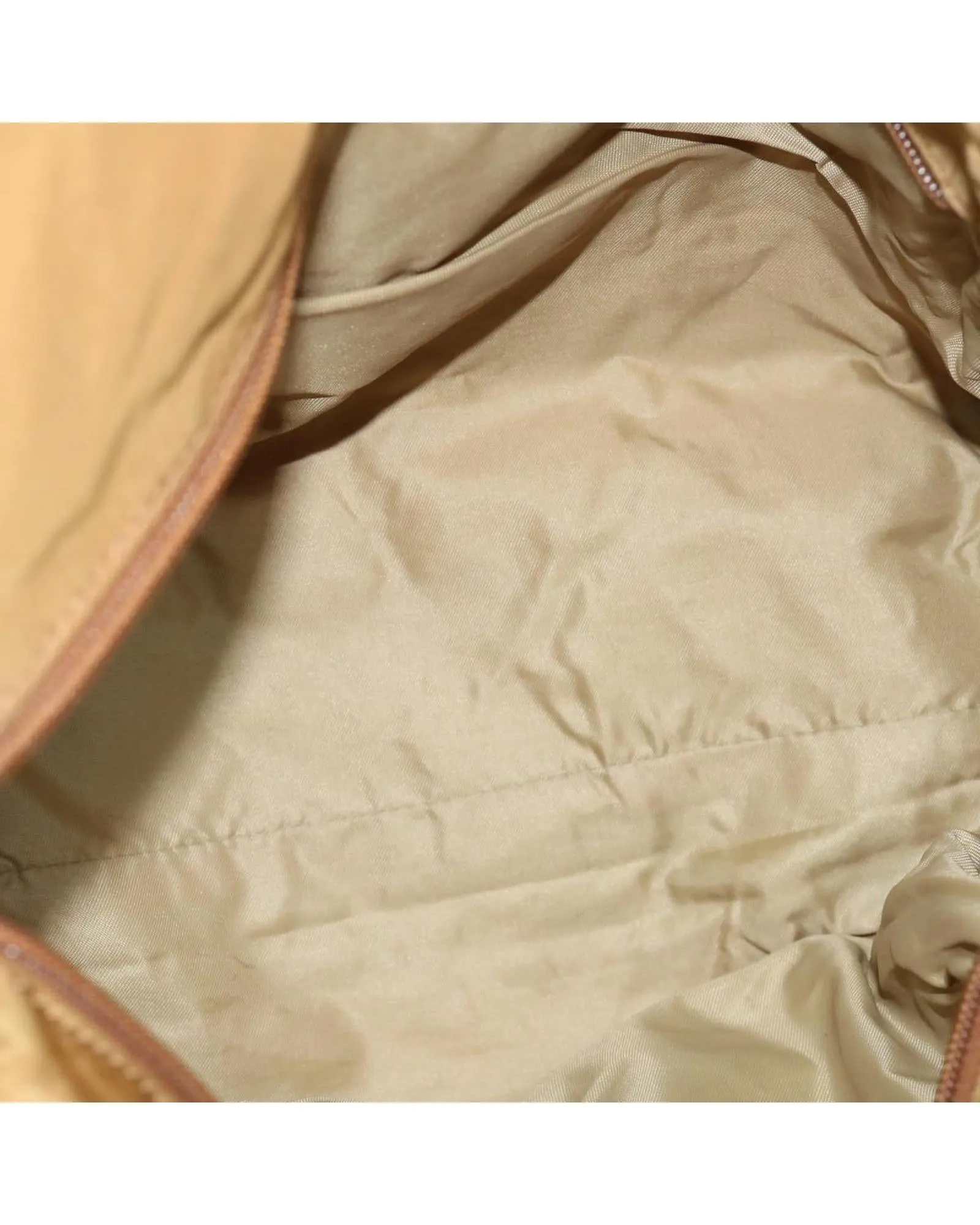 Khaki Nylon Hand Bag by Celine - Authentic