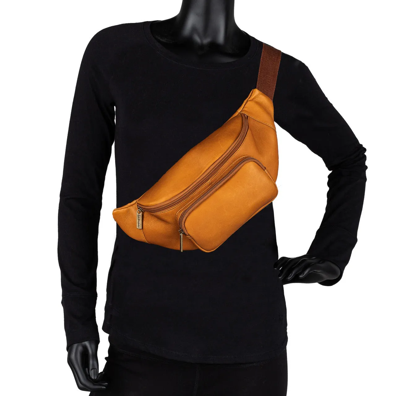 Le Donne Leather Multi-Compartment Crossbody Bag