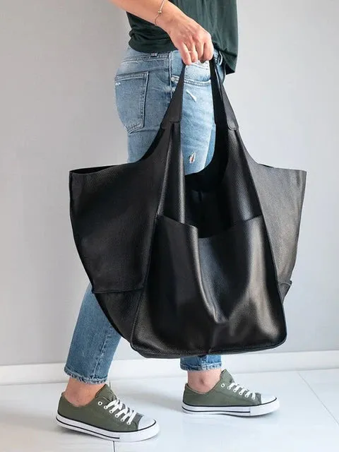 Luxury Leather Shoulder Handbag