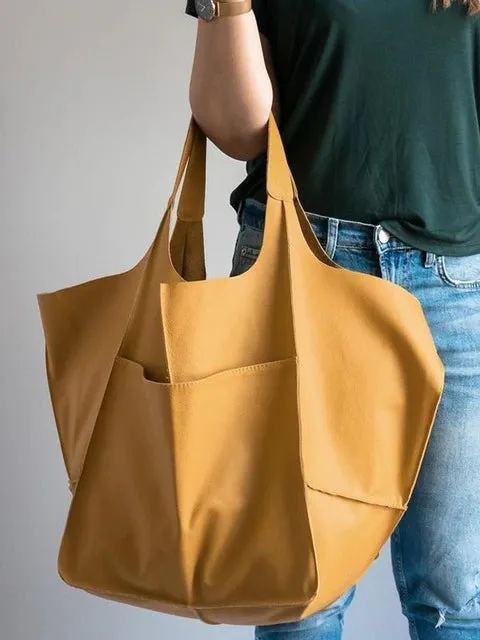 Luxury Leather Shoulder Handbag