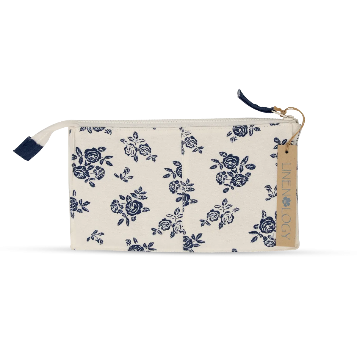 Makeup Bag Big - English Rose - Cream