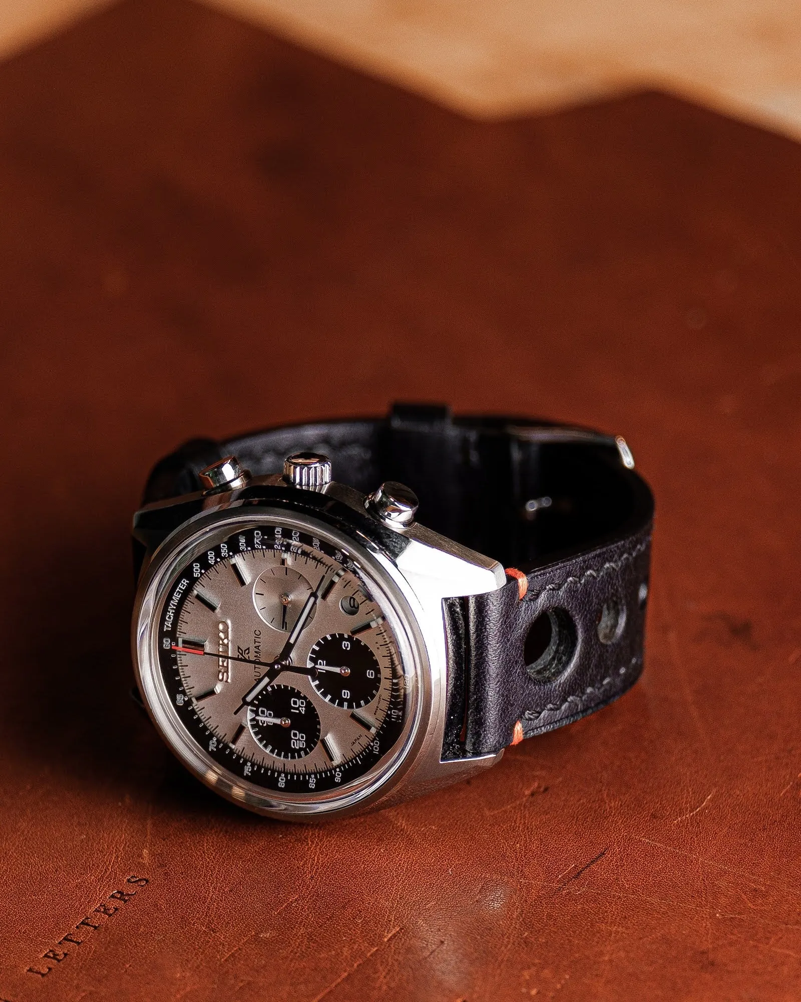 Matte-Black Rally Watch Strap